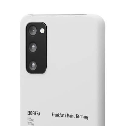 Frankfurt Airport Runway Phone Case - White Edition
