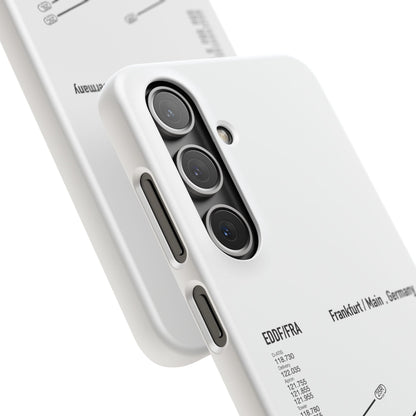 Frankfurt Airport Runway Phone Case - White Edition