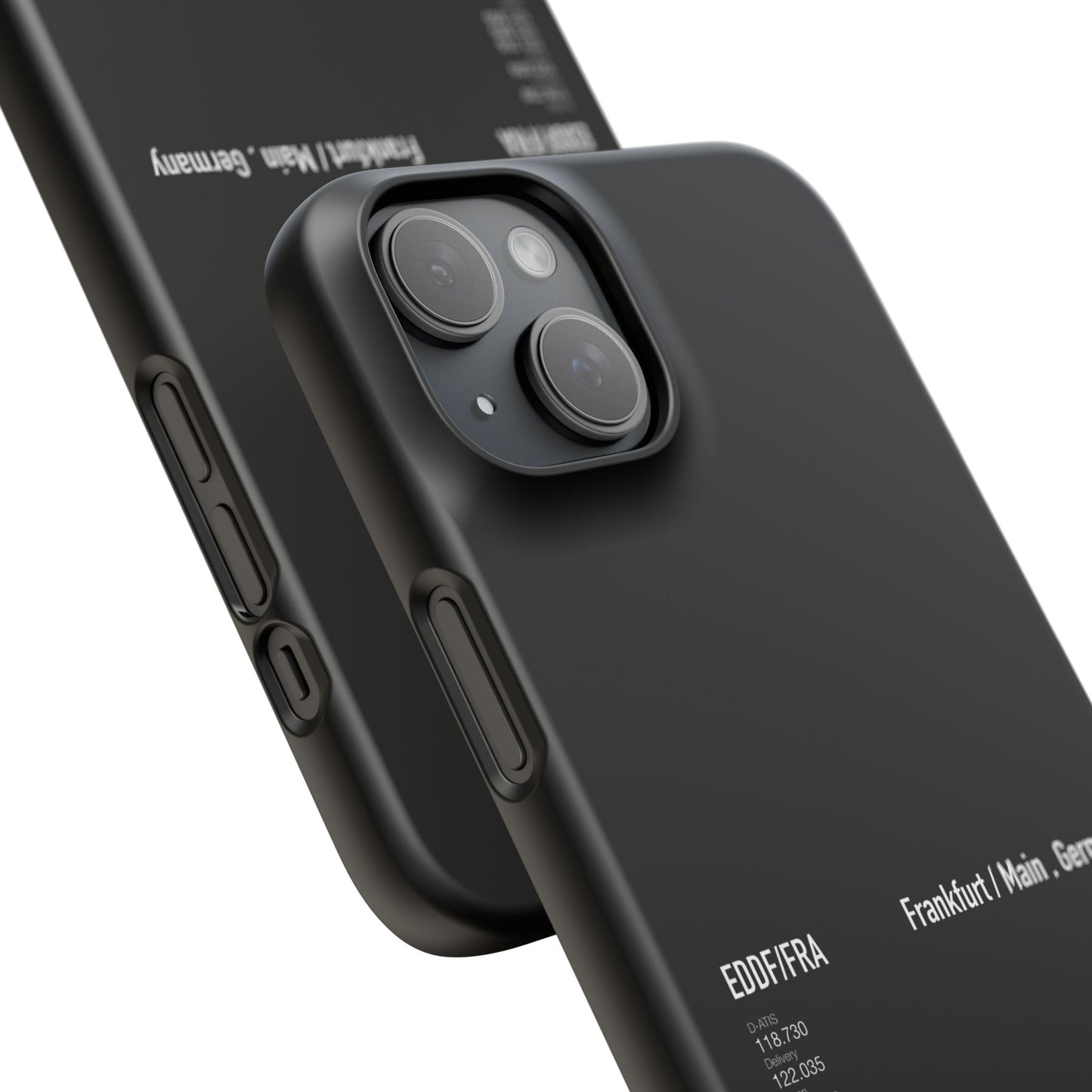 Frankfurt Airport Runway Phone Case - Black Edition