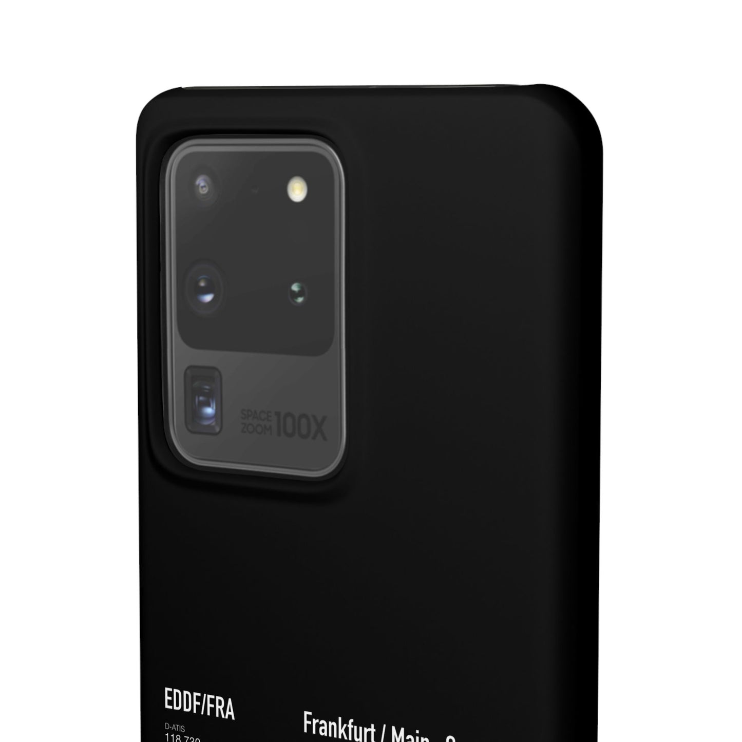 Frankfurt Airport Runway Phone Case - Black Edition