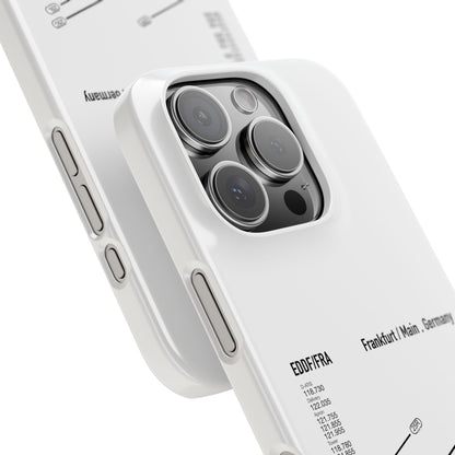 Frankfurt Airport Runway Phone Case - White Edition