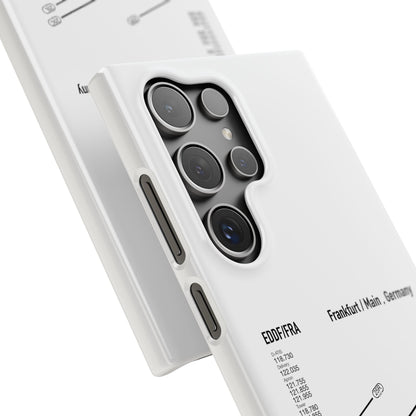 Frankfurt Airport Runway Phone Case - White Edition