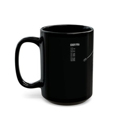 Frankfurt Airport Runway Mug - Black Edition