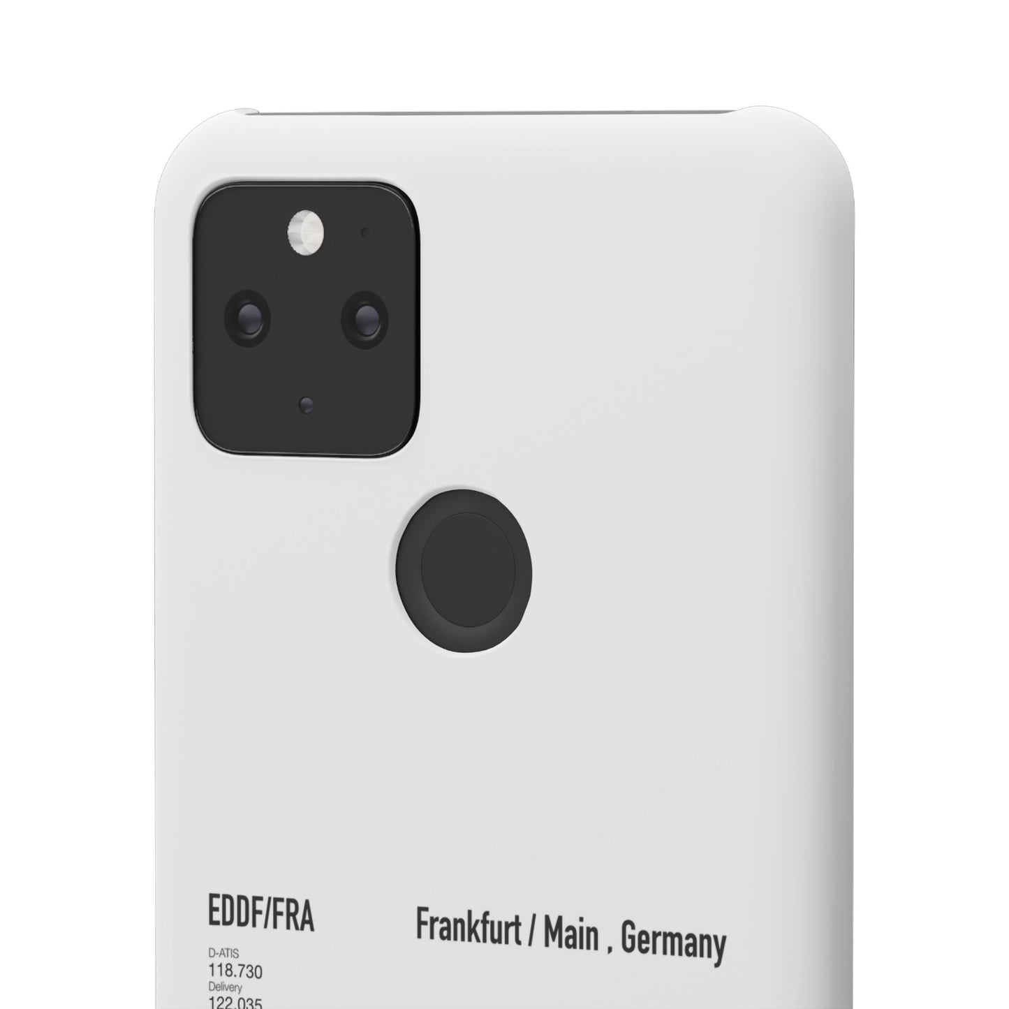 Frankfurt Airport Runway Phone Case - White Edition