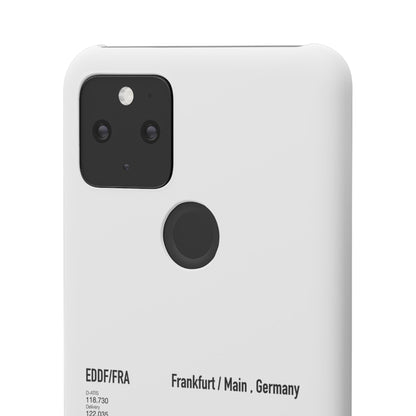 Frankfurt Airport Runway Phone Case - White Edition