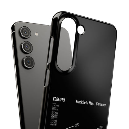 Frankfurt Airport Runway Phone Case - Black Edition