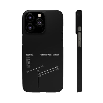 Frankfurt Airport Runway Phone Case - Black Edition