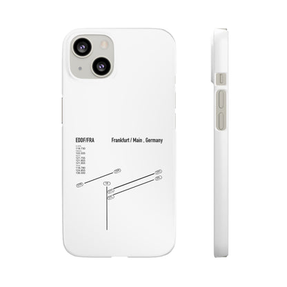 Frankfurt Airport Runway Phone Case - White Edition