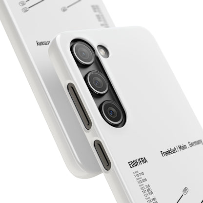 Frankfurt Airport Runway Phone Case - White Edition