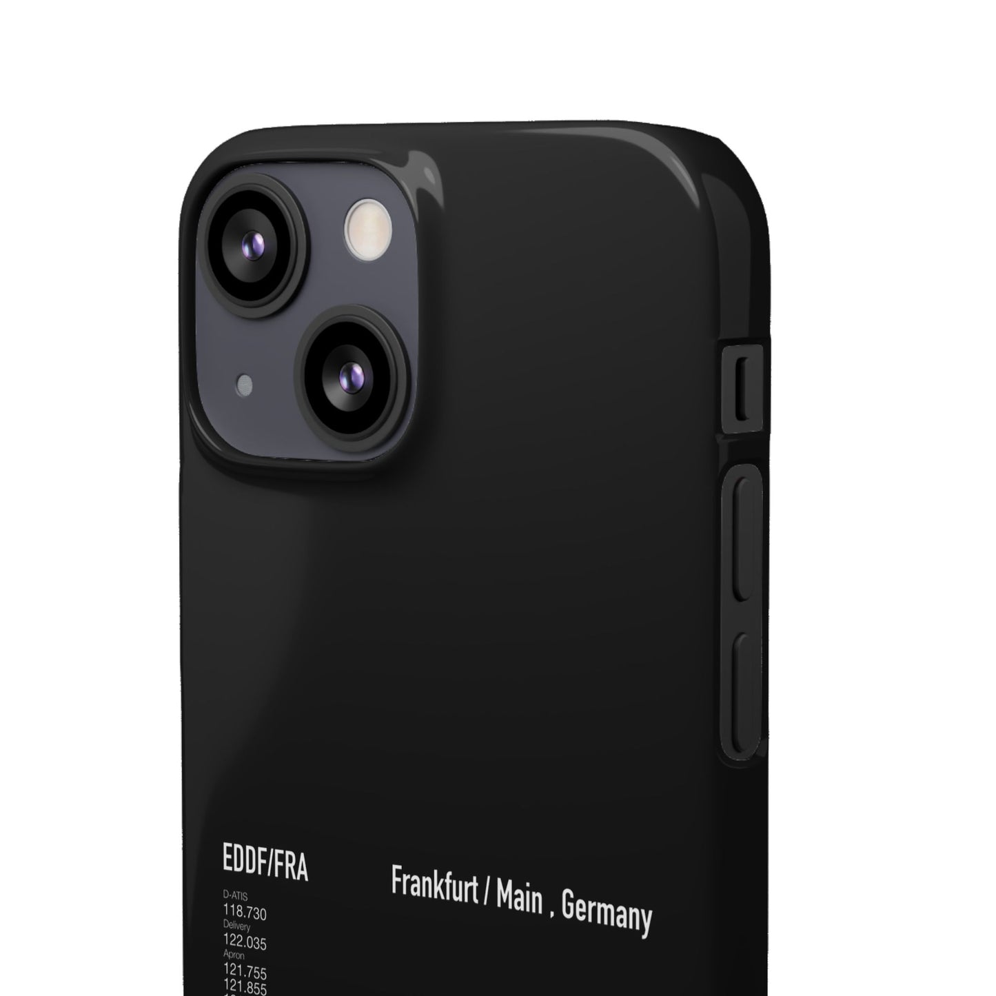 Frankfurt Airport Runway Phone Case - Black Edition