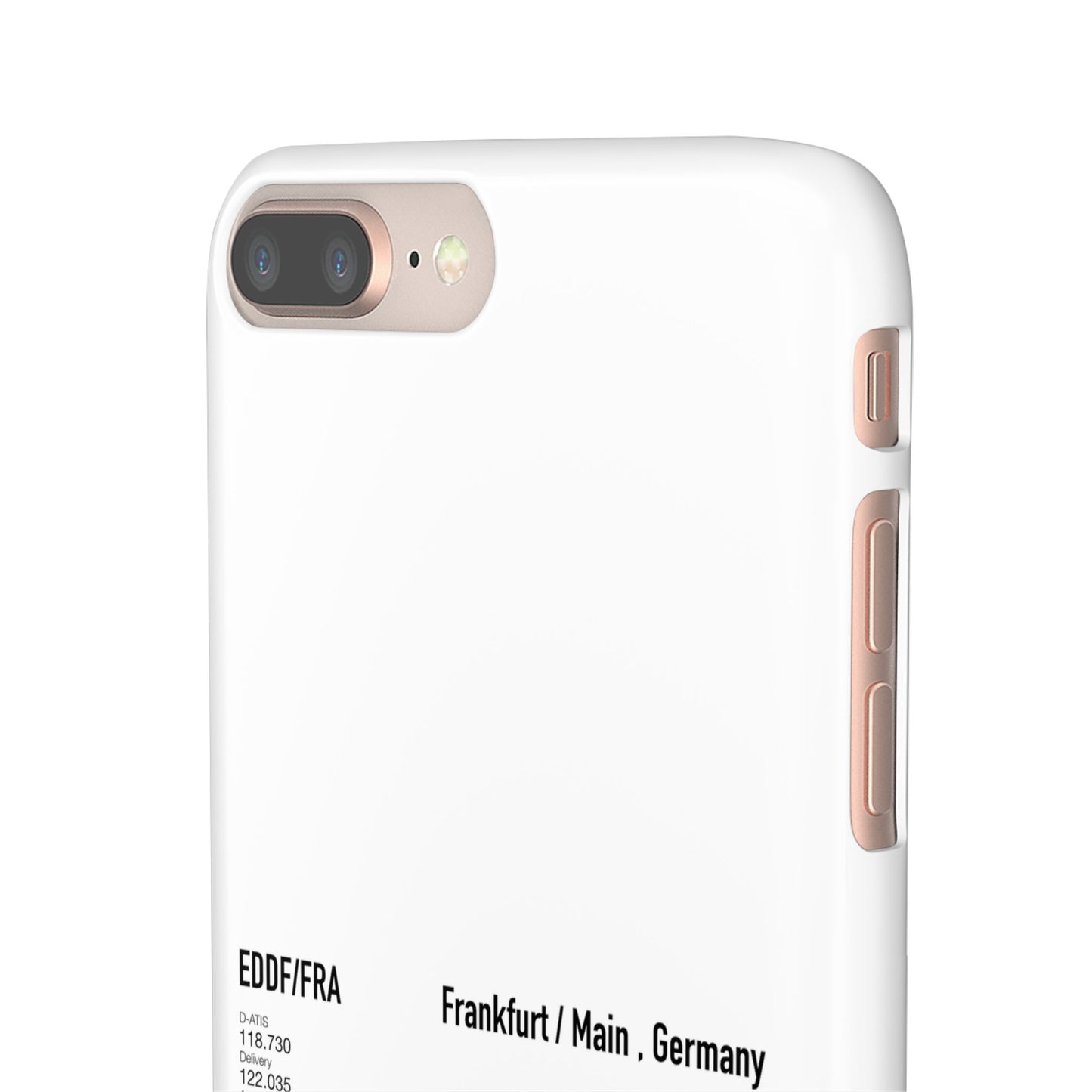 Frankfurt Airport Runway Phone Case - White Edition
