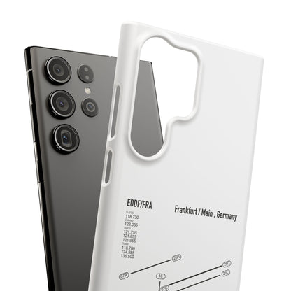 Frankfurt Airport Runway Phone Case - White Edition