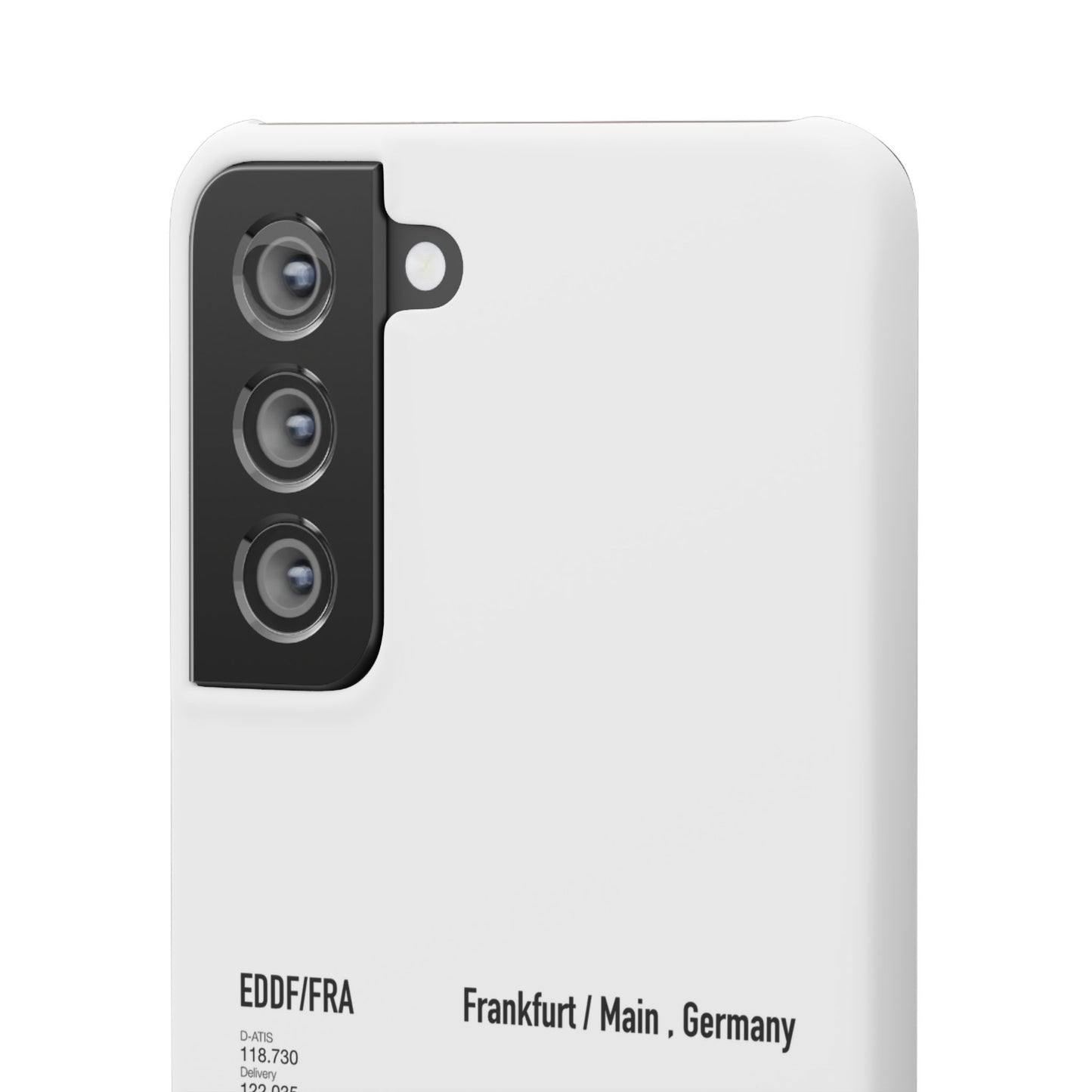 Frankfurt Airport Runway Phone Case - White Edition
