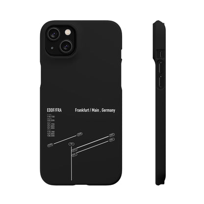 Frankfurt Airport Runway Phone Case - Black Edition