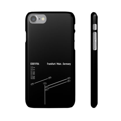Frankfurt Airport Runway Phone Case - Black Edition