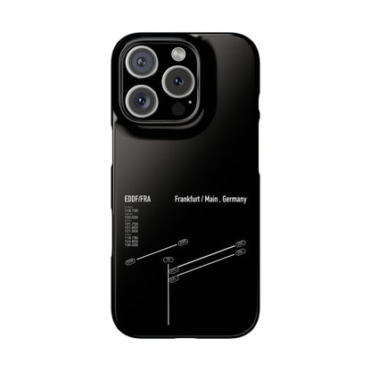 Frankfurt Airport Runway Phone Case - Black Edition