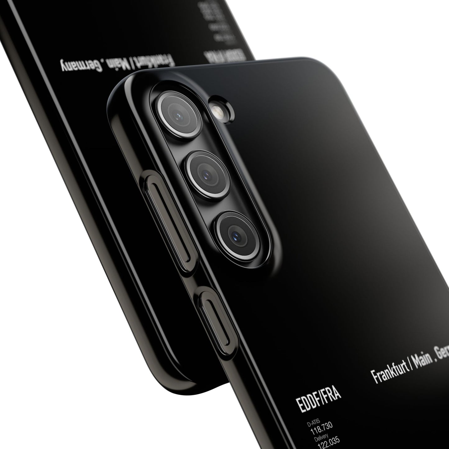 Frankfurt Airport Runway Phone Case - Black Edition
