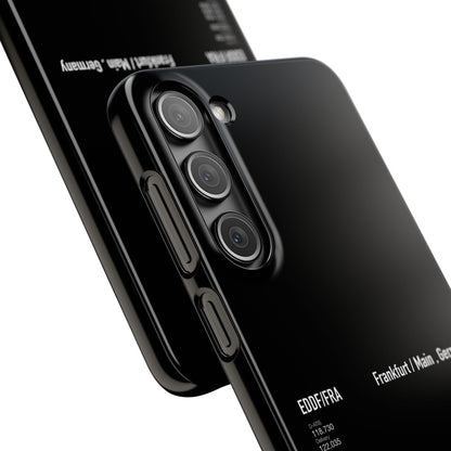 Frankfurt Airport Runway Phone Case - Black Edition