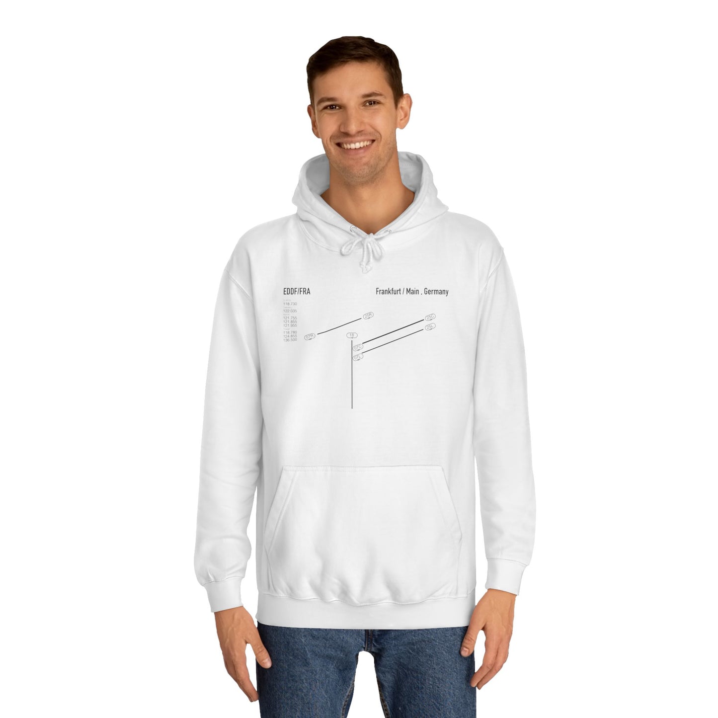 Frankfurt Airport Runway Unisex Hoodie