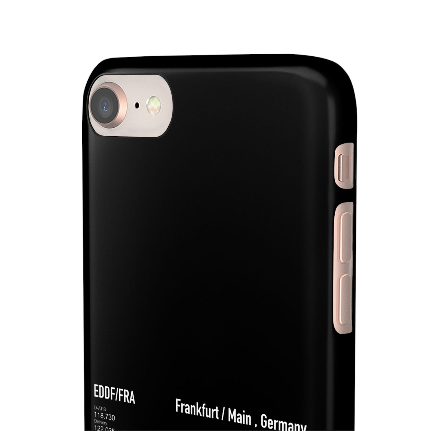 Frankfurt Airport Runway Phone Case - Black Edition