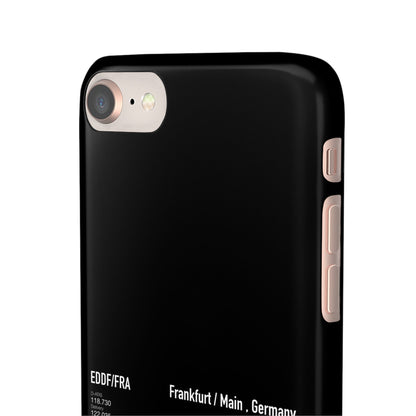 Frankfurt Airport Runway Phone Case - Black Edition